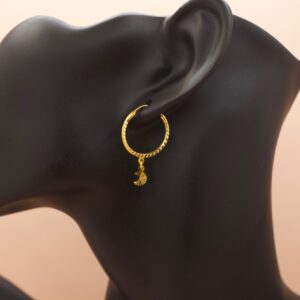 21 karats dangling earrings
