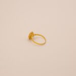 21 KARATS HEART RING. SIZE 6. REAL GOLD. PAWNABLE GOLD. SOLID GOLD. ELIGIUS NEW YORK. ELIGIUS JEWELRY COLLECTION. ELIGIUS FINE JEWELRY