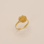 21 KARATS 22 KARATS RING SIZE 6 HEART DESIGN