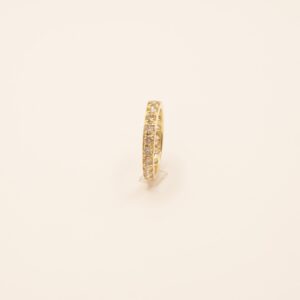 Natural Diamonds on Half Eternity Ring