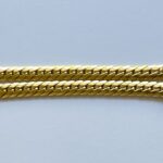 18 karats gold chain; 750 purity, item made in Dubai