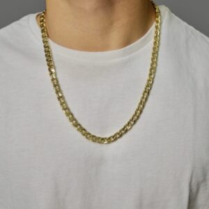 18 karats solid gold Cuban Chain