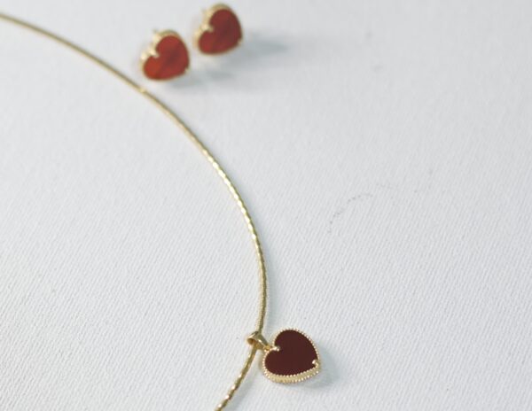Eli Earrings and Necklace Set - Image 2
